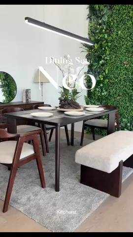 ✨ SALE ALERT ! Stylish dining set at an unbeatable price!  #diningset #mejamakan #setmejamakan 
