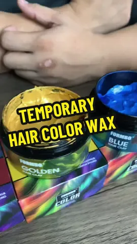 Replying to @RainBow10  TEMPORARY HAIR COLOR WAX #haircolorwax #temporaryhaircolorwax #formbo #formbohaircolorwax 