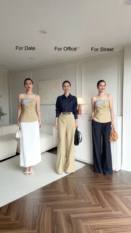 Set đồ linh hoạt dễ mix&match cho các nàng chốn công sở cho đến những bữa tiệc 😎#hagoo #macdepmoingay #OOTD 