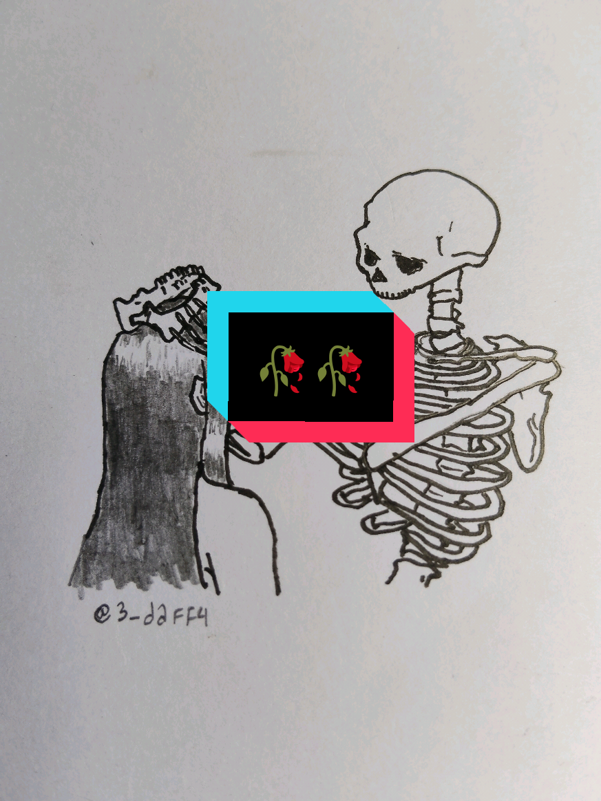 ikut trend je #fyp #ardrawing #skeletondrawing #linewithoutahook 