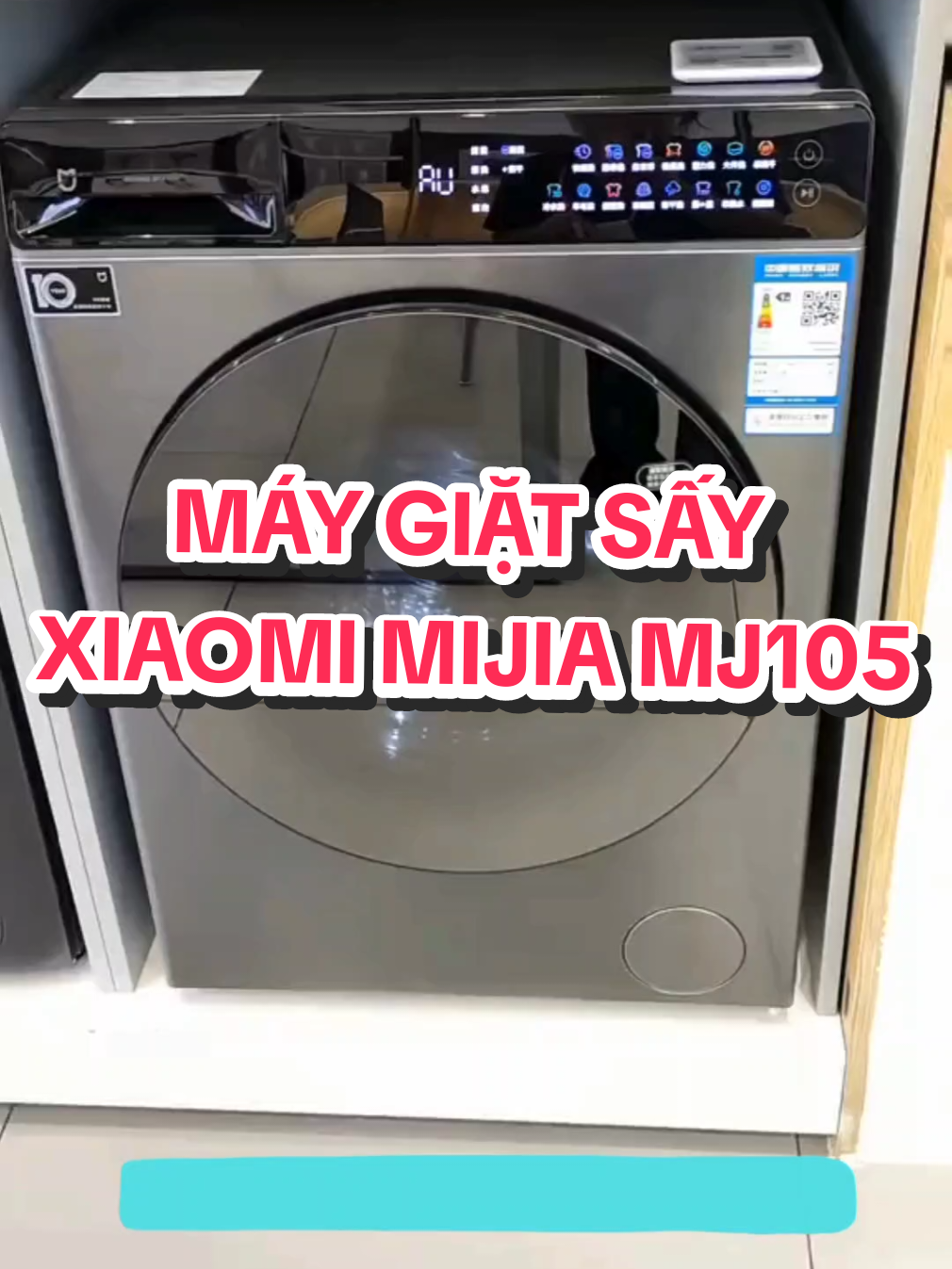 Máy giặt sấy thông minh Xiaomi Mijia MJ105 Pro.  #maygiatxiaomi #xiaomidanang383ngoquyen #xiaomidanang #maygiatsayxiaomimj105 
