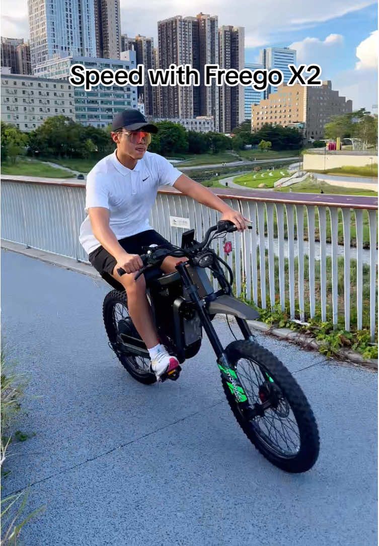 Ride the Freego X2 — 3000W power, full suspension. #freegox2 #emoto #dirtbike #speed #adventures 