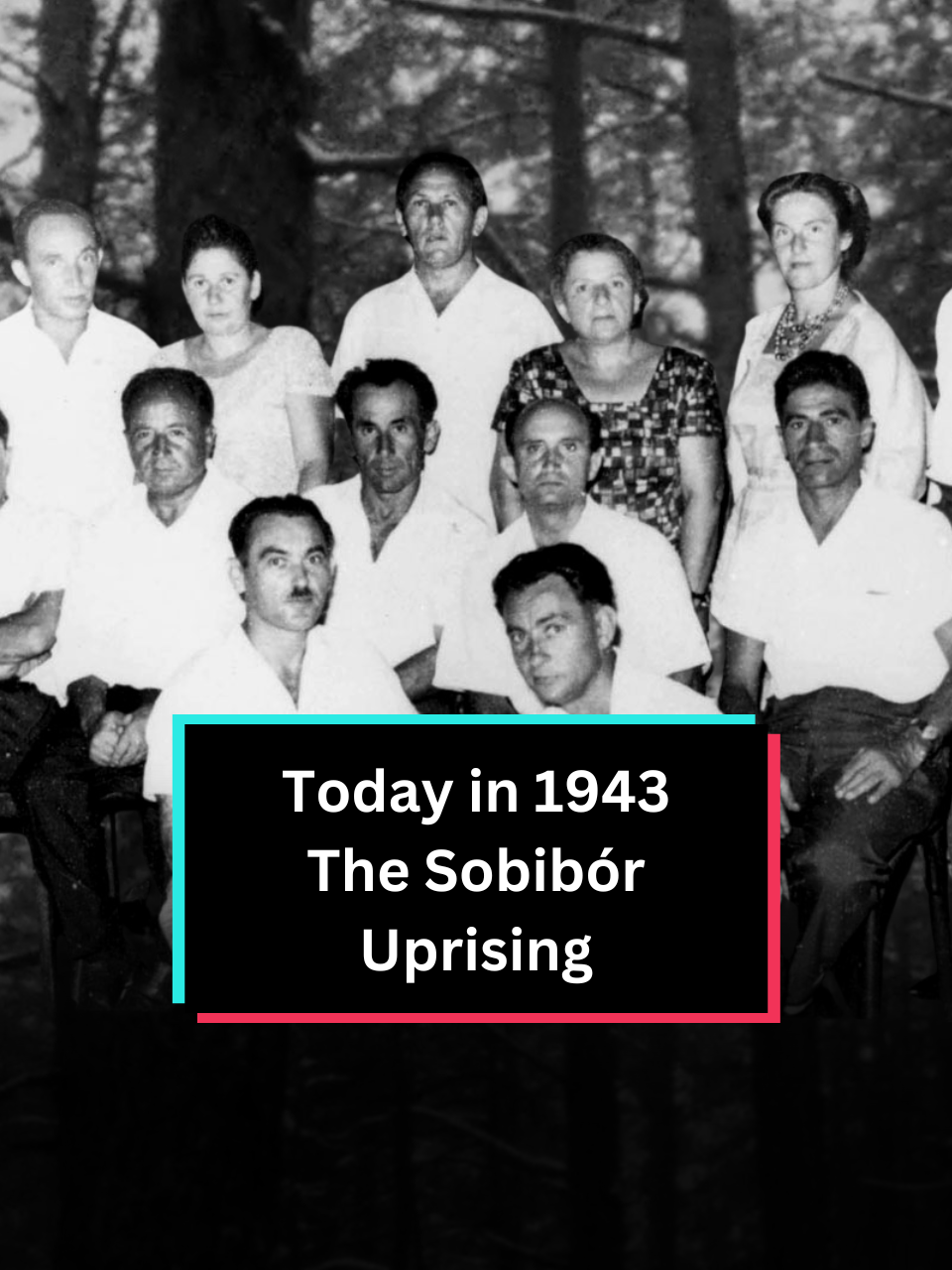 Today we remember the bravery of the prisoners at Sobibór extermination camp who rebelled, leading to 300 people escaping #historytok #education #jewish #jewishtok #Holocaust #secondworldwar #History #refugees #resistance