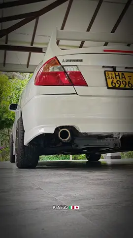 exhaust එකෙන් මොනවාද එනවා ෆ්‍රෙන්ඩ්ස්...🥹🩵💨   #lancer #HA #6996 #evo5 #deepwheels  @Gimhan 