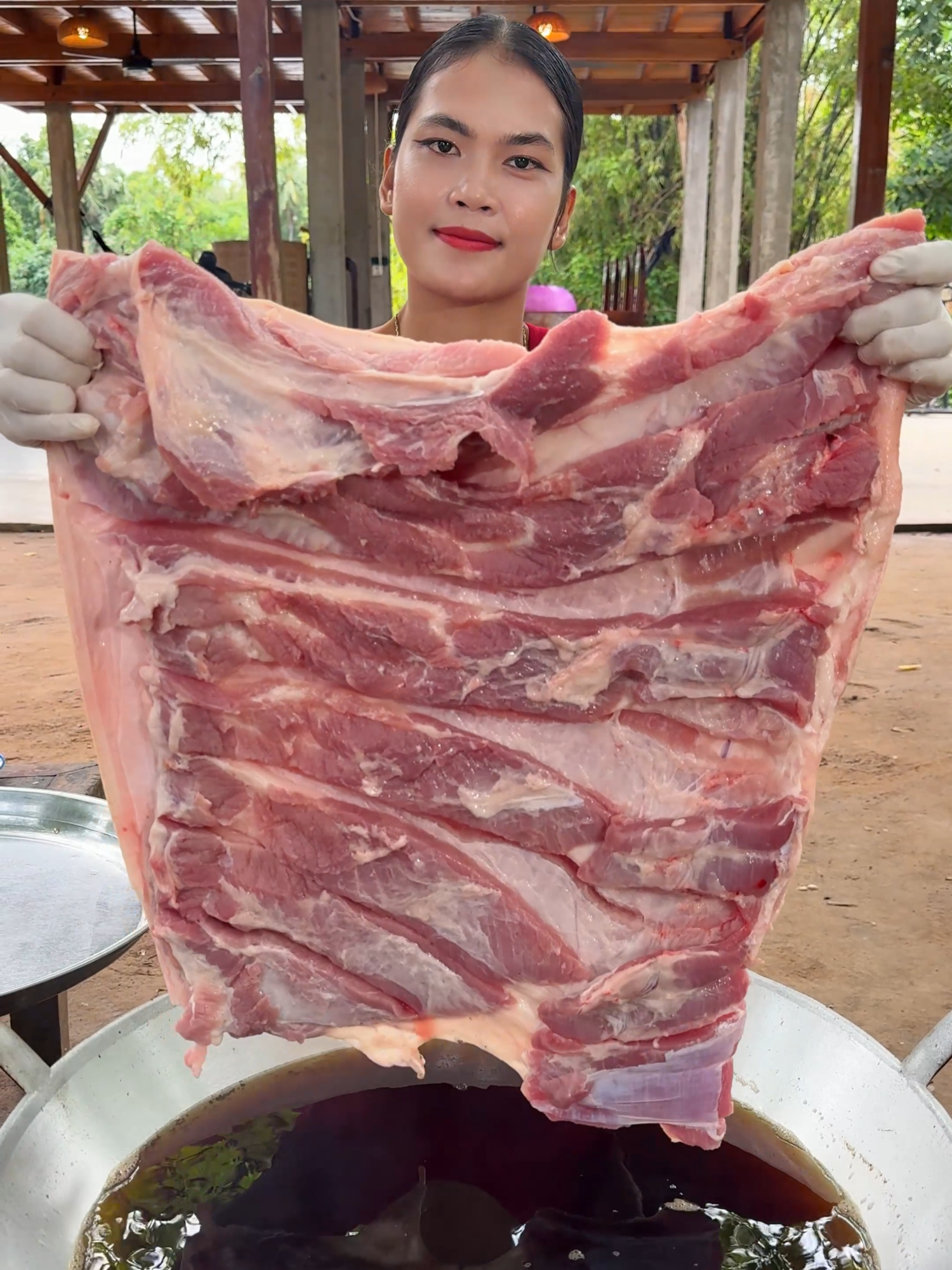 How to cook pork with egg recipe