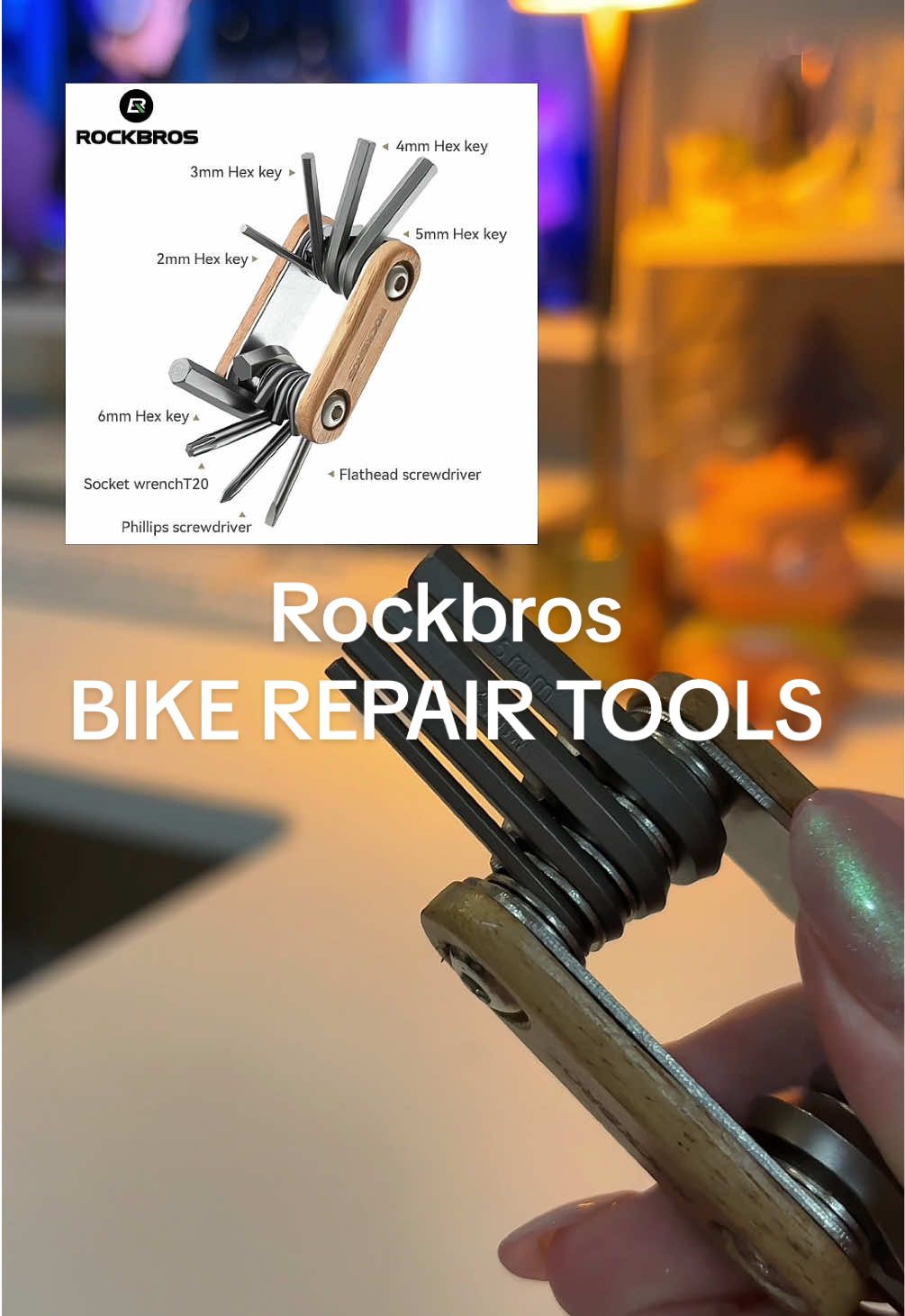 Unboxing of this rockbros 8in1 bike repair tool set👌 #rockbros #biketools #bike 