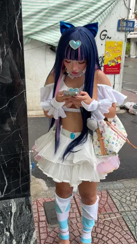 Đủ thân hong chời 😇 #stocking #pantyandsrocking #yiaokn #cosplay #fypシ 