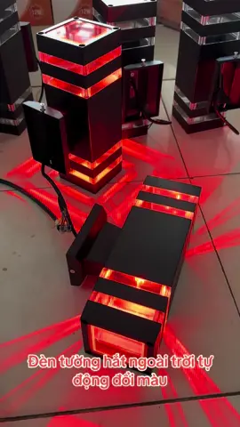 Đèn tường hắt tự động đổi màu Lắp được ngoài trời #led #dentuong #dayledtrangtri #denhat #ledlights 