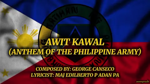 AWIT KAWAL ( Lyrics )(ANTHEM OF THE PHILIPPINE ARMY) #philippines #army #sundalo 