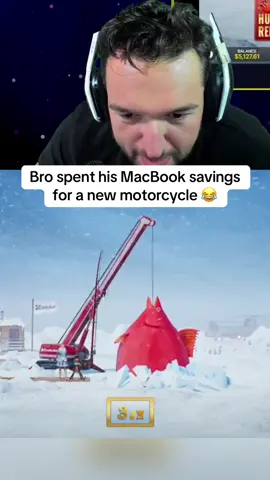 Bro spent his MacBook savings for a new motorcycle 😂 #fyp #streaming #streamer 