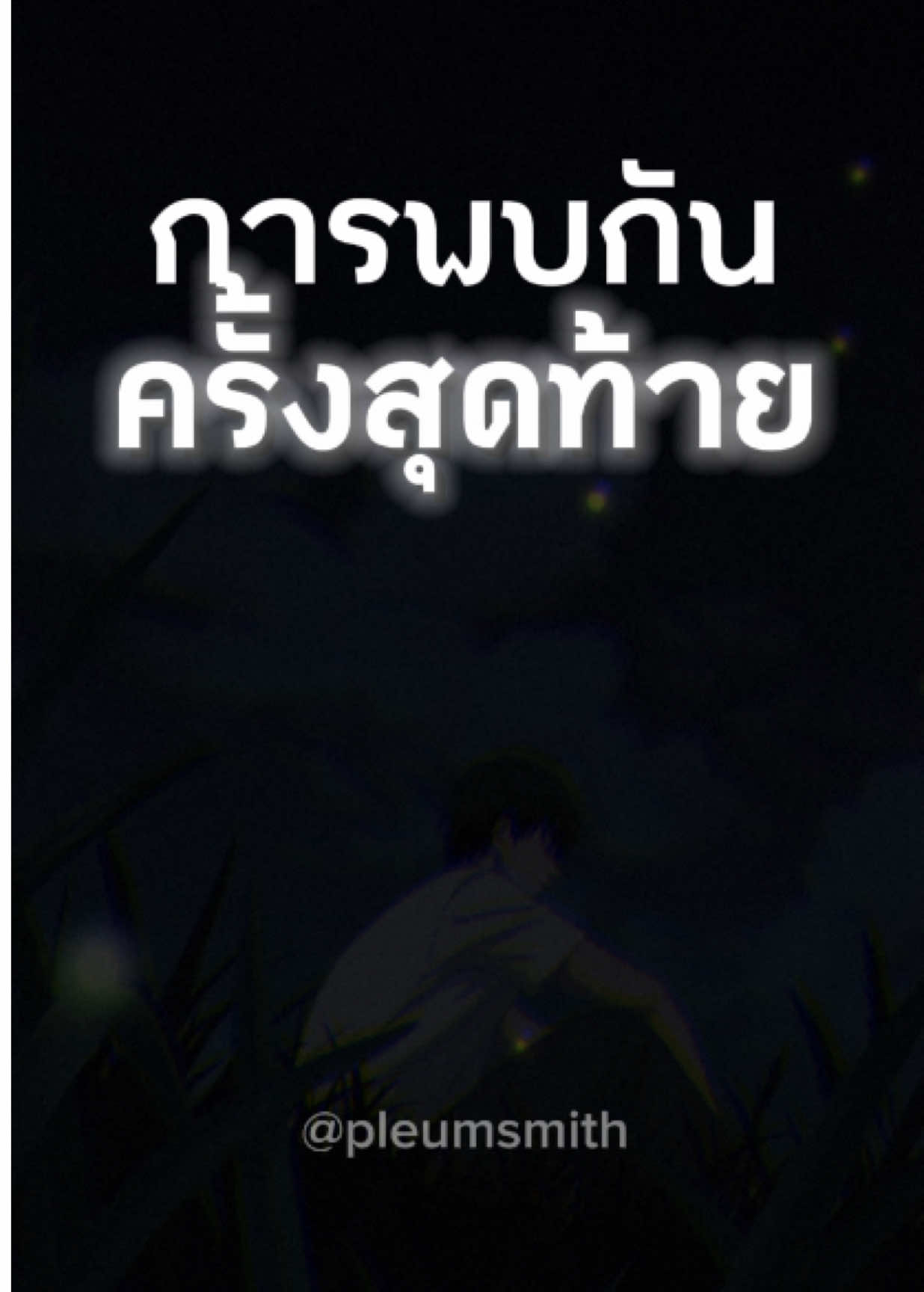 ทฤษฎีการพบกันครั้งสุดท้าย #ความรัก #เธรดเศร้า #เธรดรัก #คำคม #เศร้า 