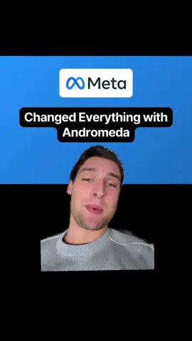 Meta’a Andromeda update changed advertising forever. #metaandromeda #metaads #ecommerce 