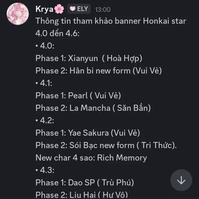 Dự đoán banner HSR 4. Edo Star.....  Banner 4.0 Phase 1 là Yao Guang nha, do chat GPT dịch sai #HonkaiStarRail #hsr #cyrene 
