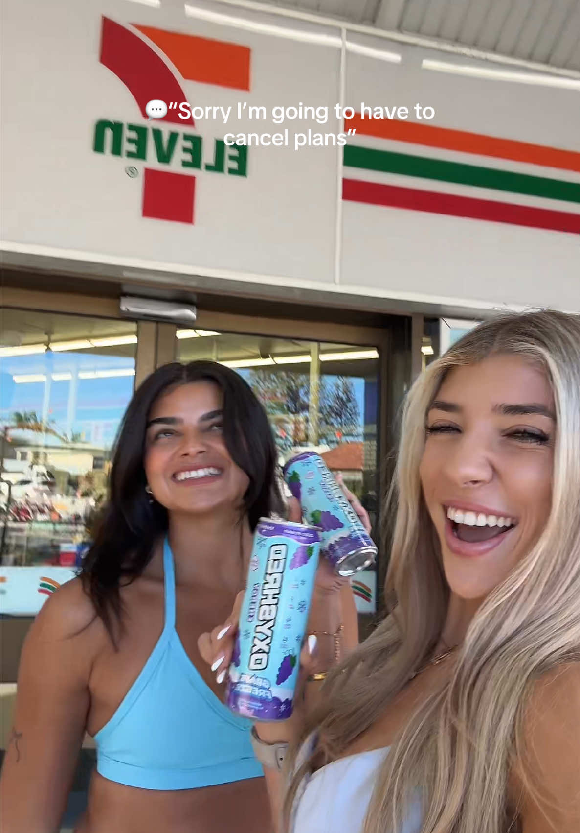 That just means my bestie & I get to go to 7/11 & try the new Grape Freeze OxyShred Energy✨😌 #oxyshredenergy #grapefreeze #newflavour #relatable 