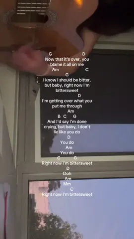 bittersweet @madison beer #guitar #cover #singing 