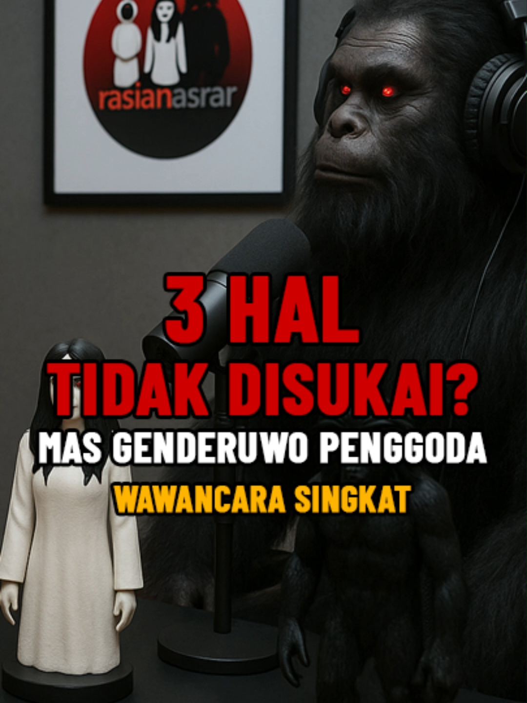 3 HAL TIDAK DISUKAI MAS GENDERUWO? WAWANCARA SINGKAT BERSAMA MAS GENDERUWO #genderuwo #penampakan #podcast #wawancara #interview #bersih #harum #tenang #berani #iman #setan #hantu