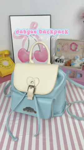 siapa yang kemarin nanyain backpack mungil ini🤔😋 sudah restock ya💞 #studiobag #bag #minibag #backpack #lucu 