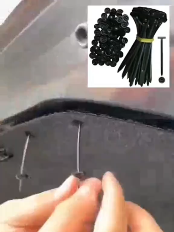 🚗Universal Nylon Cable Tie Hacks - A versatile tool for car repair, home organization, and more! 🛠️💪 Durable, reusable, and locks securely! Great for DIY enthusiasts, mechanics, and everyday repairs! 🚀 #Cable#TikTokCableTieHacks #measure #flexible
