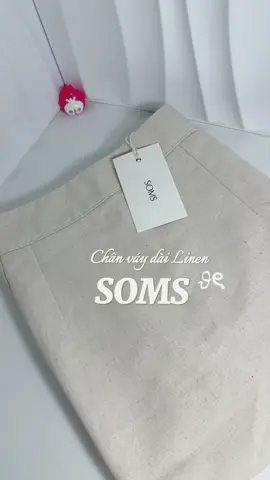 Đẹp từ fom dáng đến chất vải nha các bà ơi 😍 Chân váy dáng dài Linen 👍 #chanvaylinen #trending #chanvaydaivintage #chanvaydaicongso #chanvaydaixesau 