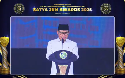 Selamat kepada 110 Badan Usaha penerima Satya JKN Awards 2025. Penghargaan ini bukan sekadar soal kepatuhan mendaftarkan pekerja ke Jaminan Kesehatan Nasional (JKN), tetapi pengakuan negara atas peran mereka memutus ketimpangan akses kesehatan. Cita-cita JKN dan BPJS Kesehatan jelas: Universal Health Coverage — akses kesehatan untuk semua. Kemenko PM berkomitmen memastikan tak boleh ada lagi masyarakat yang takut berobat. Tak boleh ada istilah orang miskin dilarang sakit. Kesejahteraan sejati adalah masyarakat yang sehat!