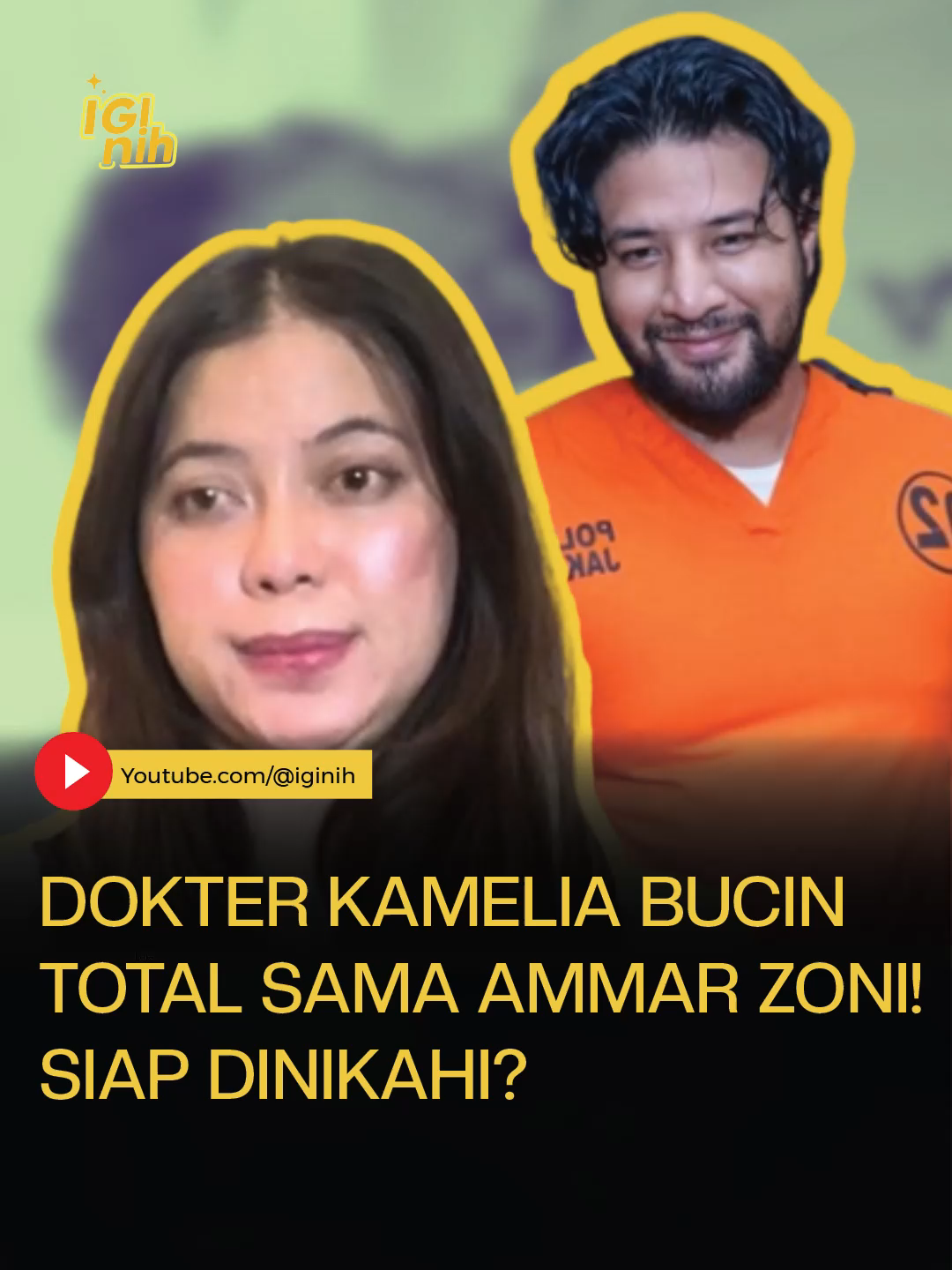 Ammar Zoni kembali tersandung kasus obat terlarang. Di tengah mencuatnya kasus tersebut, ada satu sosok yang setia mendampingi, yaitu Dokter Kamelia. Sosok dokter yang juga pacar dari Ammar itu percaya kekasihnya tidak bersalah. Dokter Kamelia tampak membela Ammar habis-habisan. Simak informasi selengkapnya di Youtube atau Facebook fanpage IGInih! #IGInih #AmmarZoni #DokterKamelia #IbuAngkatAmmarZoni #IrishBella