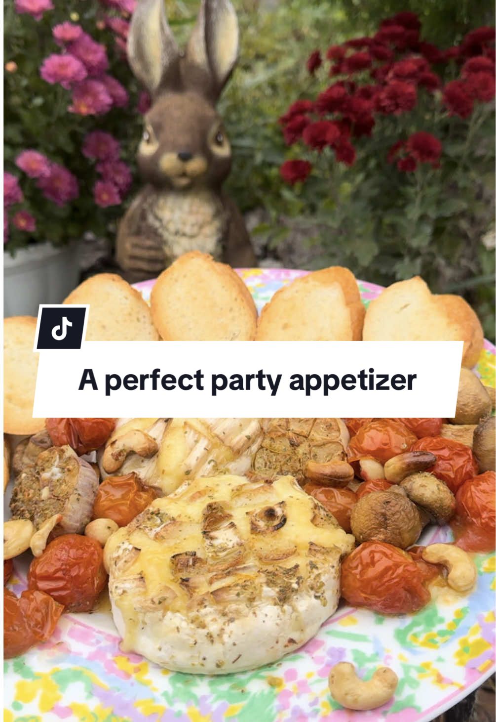 A perfect party appetizer — cheese with a hint of garlic, mushrooms, and nuts. Honestly, you won’t stop eating it!” 😋🧀✨ #airfryerfrau #EasyRecipes #camembert #deliciousfood #gesunderezepte 