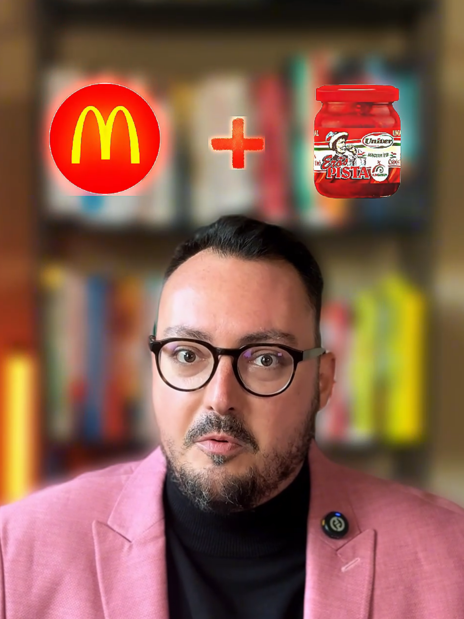 Mit keres az Erős Pista a Mekiben? 🍔🌶#evobrands #marketing #meki #erőspista #vállalkozás