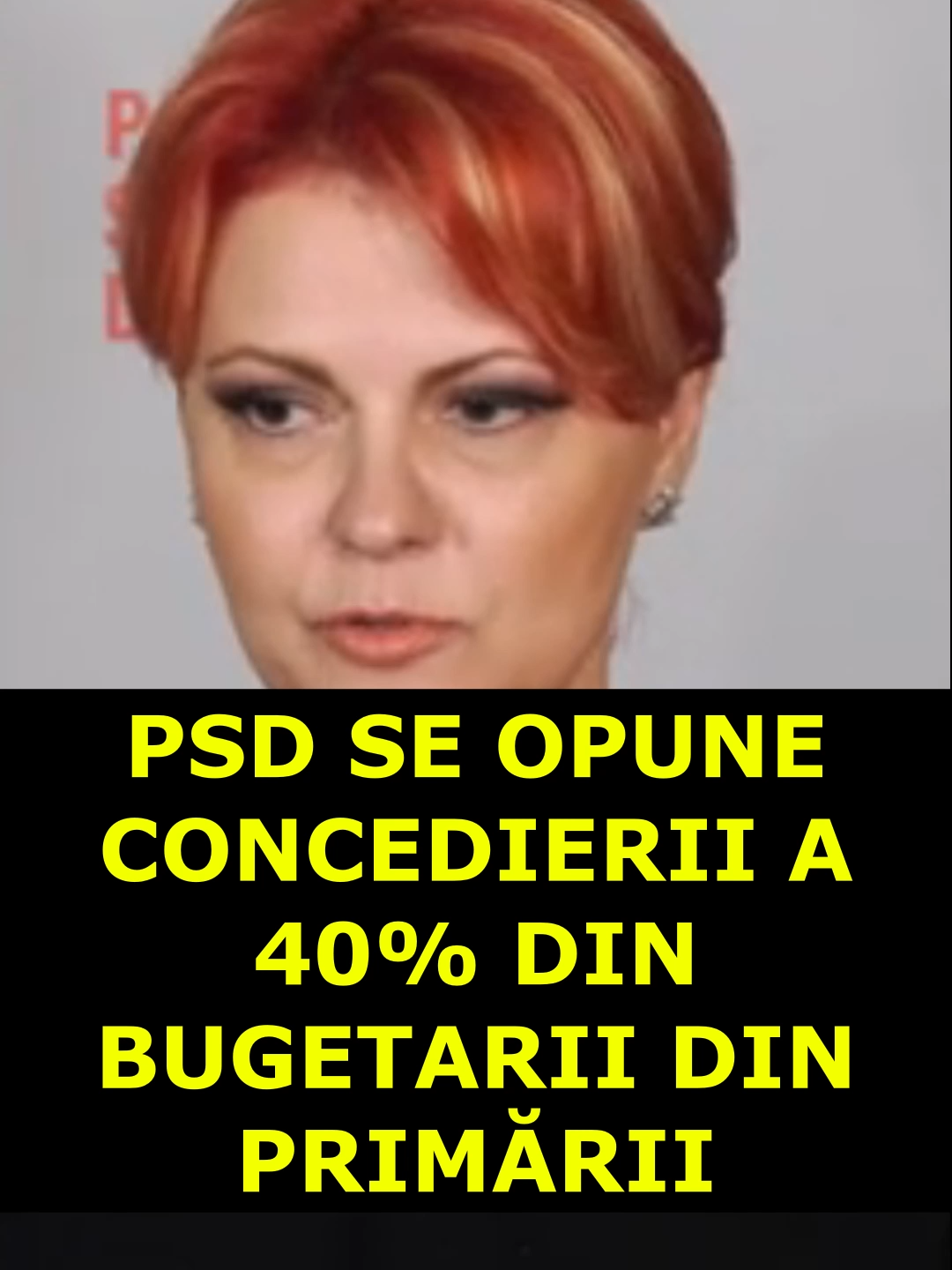 Olguța Vasilescu: PSD se opune concedierii a 40% din bugetarii din primării #psd #cluj #clujnapoca #bugetari #olgutavasilescu