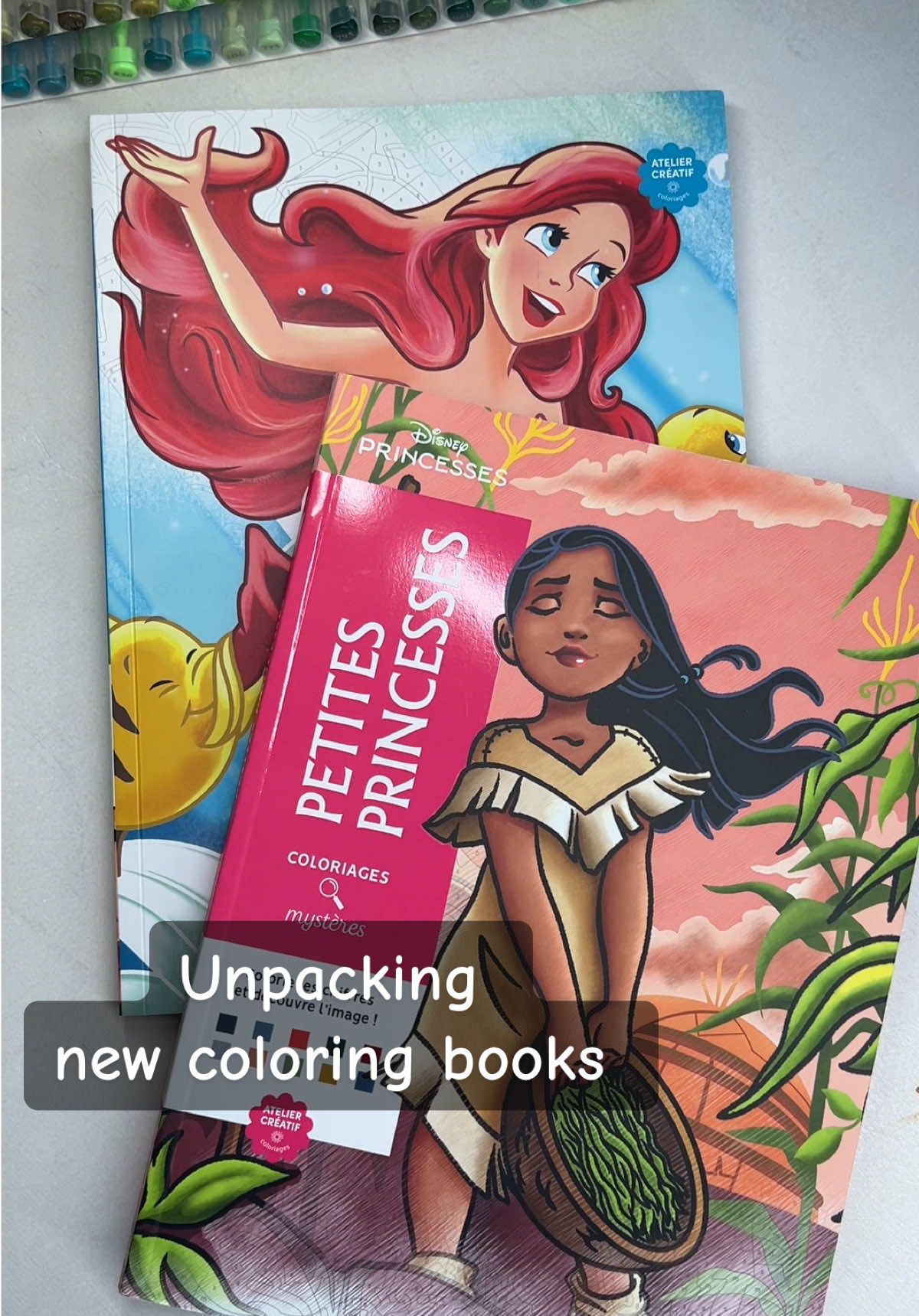 Tag someone who should buy you these coloring books❤️#asmr #arttherapy #usa #asmrcoloring #hachette 