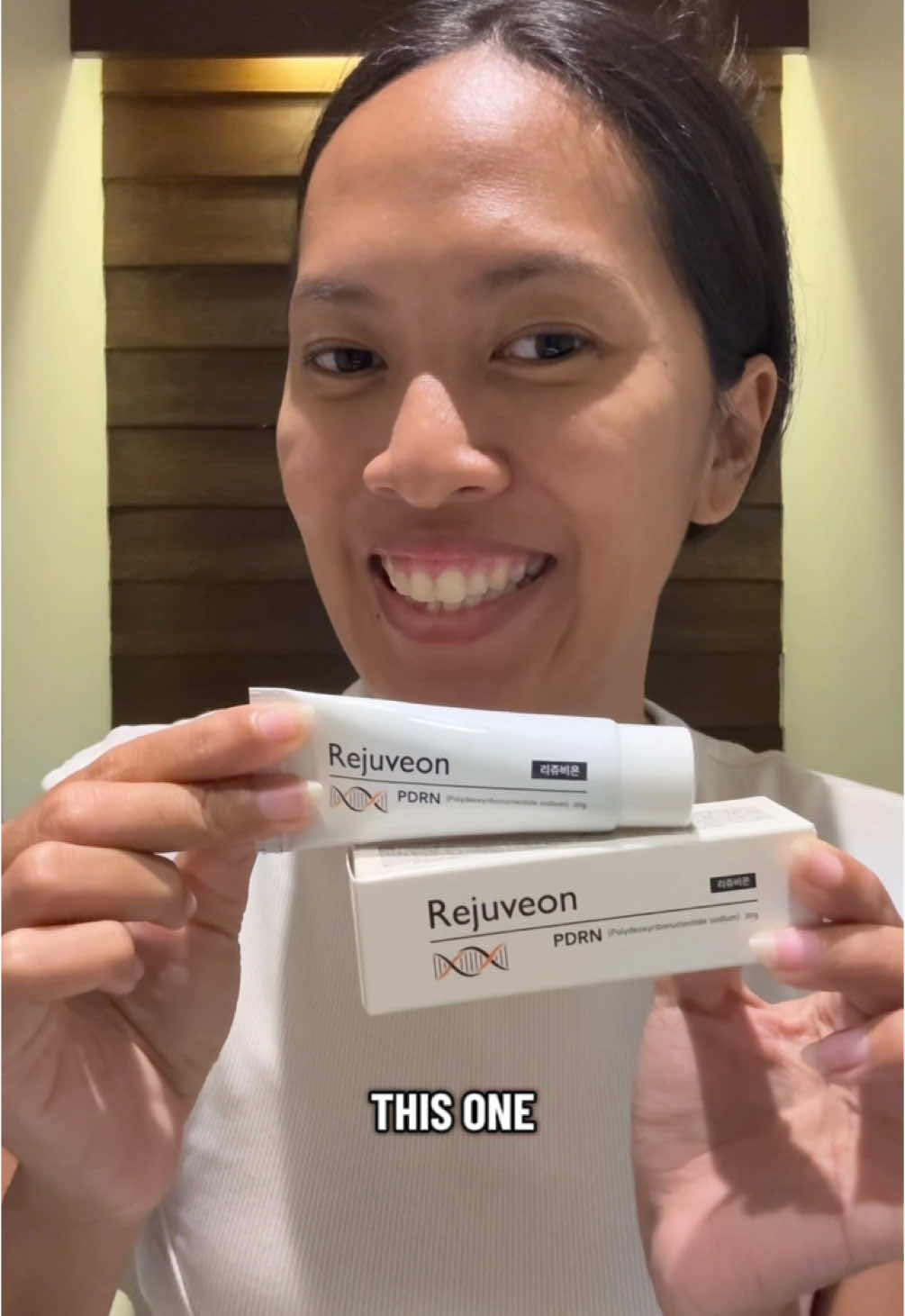 PDRN is my new obsession! This one is Rejuveon from @Glow with Rejuveon ! #RejuveonPDRN #SkinRepair #kbeauty #FaceCream #glowingskin #skintok #koreanskincare #skincare #glassskin 