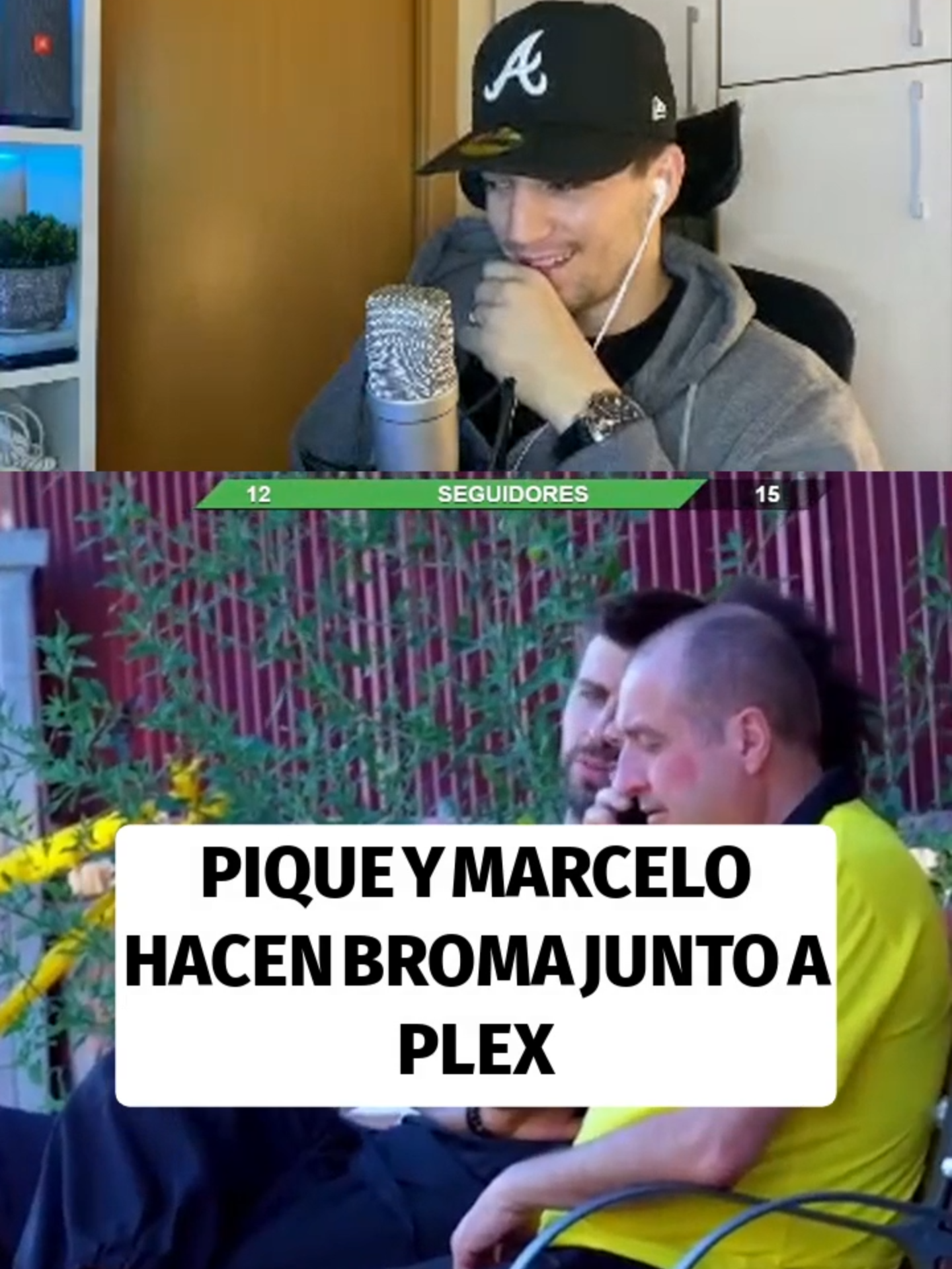 #pique y #marcelo hacen #broma junto a #plex #kick #reacciones #clips