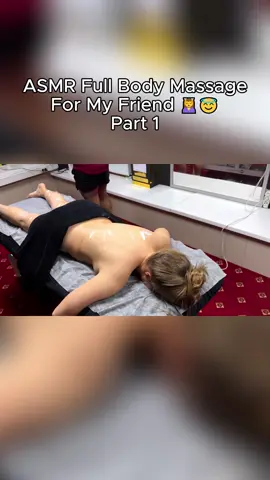 Muscle Guy Gives Her A Massage! So Refreshing. #chiropractor #massage #relaxationmassage #asmr #asmrsleep 