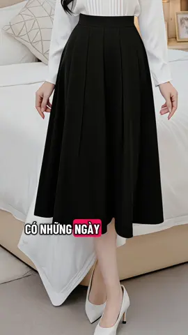 Chân váy dài có túi xòe bồng #chanvay 