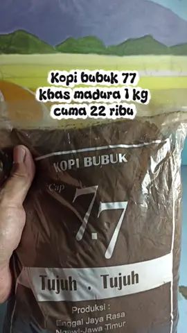 Kopi bubuk khas madura #kopibubuk #kopihitam #kopipahit #kopi77 #fypage 