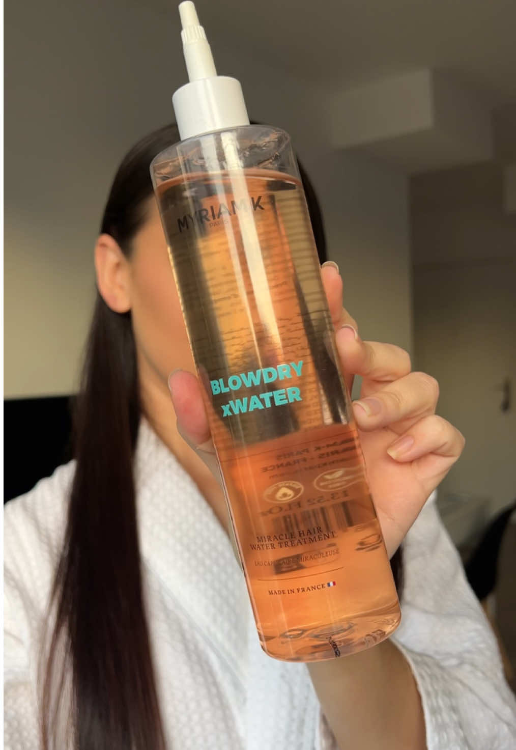 J’ai testé l’eau lamellaire de chez @MYRIAM K PARIS ✨ Franchement c’est VALIDÉ en seulement 5min chrono ⏱️ Soin professionnel Blowdry x Water  *collaborationcommerciale #myriamk #soincheveux #blowdry 