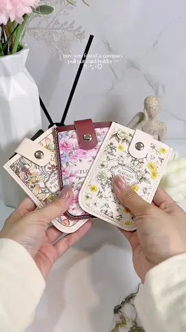 compact, cutesy, and 50pesos lang?!! 🥹✨  #cardholder #slimcardholder #trending #cardwallet #card 