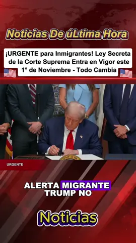 ¡ALERTA MIGRANTE! Trump NO quiere que sepas Ley Secreta cambia TODO el 8 de Agosto. #usa #trump #noticias #estadosunidos #ultimahora
