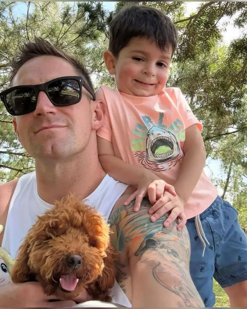 Me, my boy, and our dog just living the simple life 😎🐾 Real smiles, real hearts  looking for real vibes only 💫 #USA #PositiveEnergy #RealVibesOnly