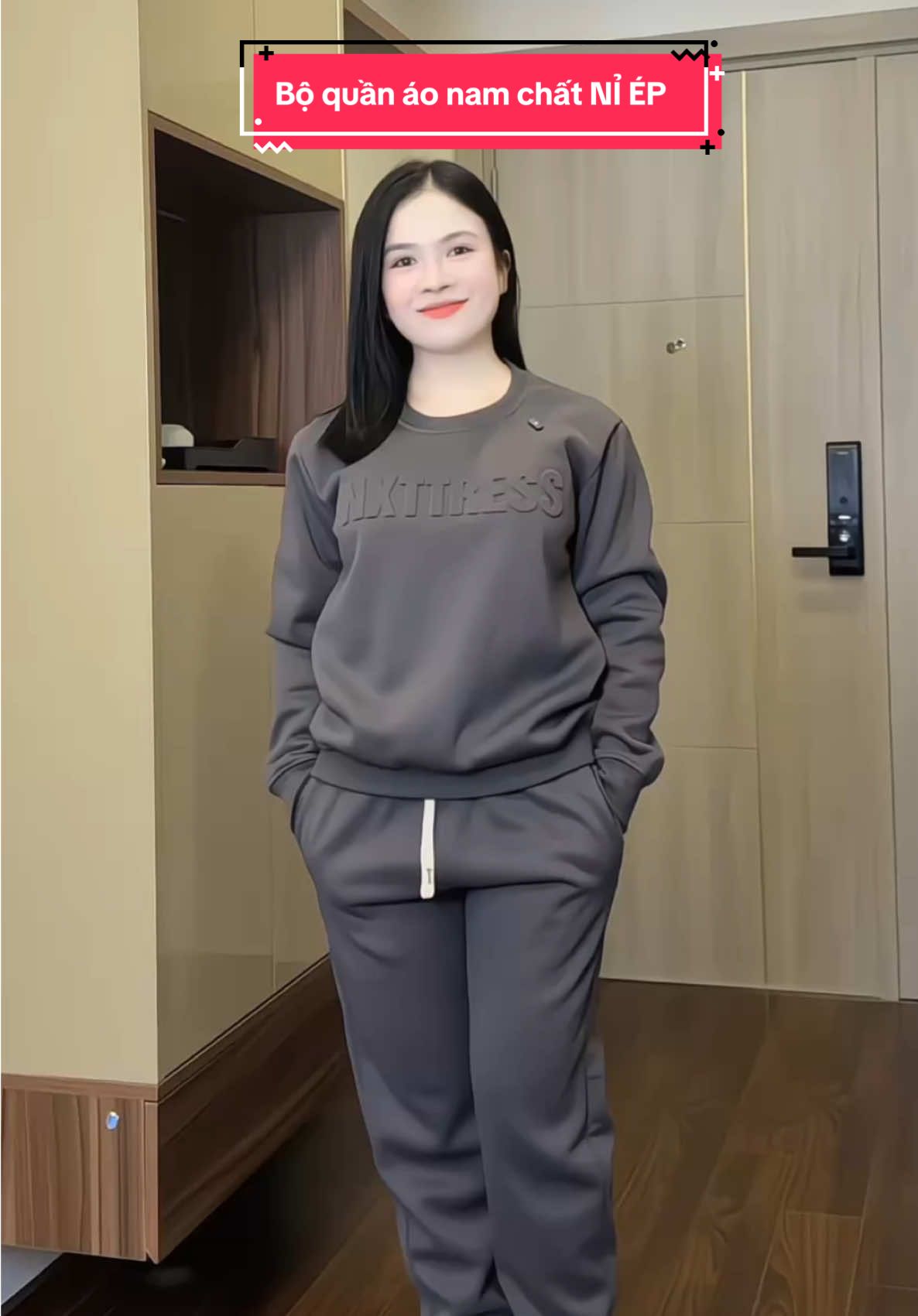 Bộ quần áo nam chất NỈ ÉP 