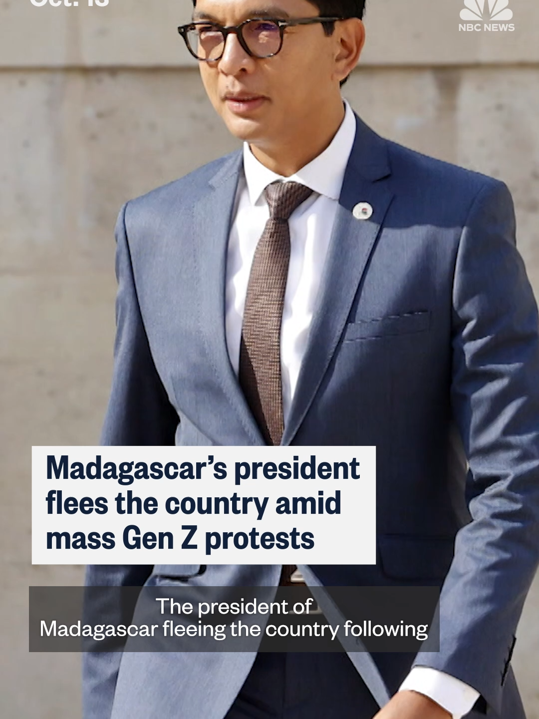 Madagascar President Andry Rajoelina said he has fled the country in fear for his life following a military rebellion but did not announce his resignation in a speech broadcast on social media from an undisclosed location.