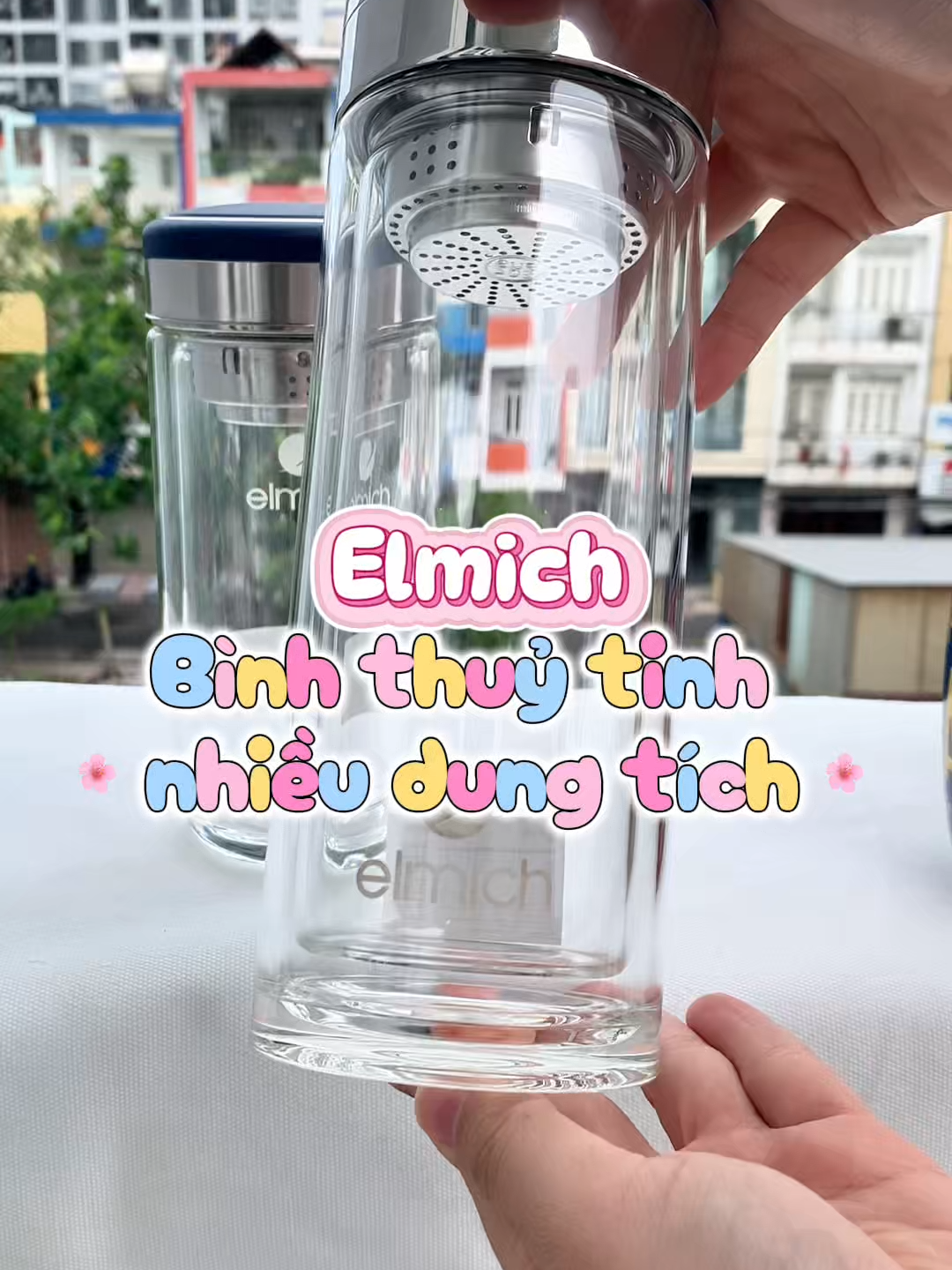 Bình thủy tinh 2 lớp Elmich #joymall #joymallelmich #joymallelmichchinhhang #elmich #hangchinhhang #mienphivanchuyen #chotdontiktok #muataitiktok #tiktokmademebuyit #tiktokshopvn #tiktokhome #tiktoktech #binhthuytinhcaocap