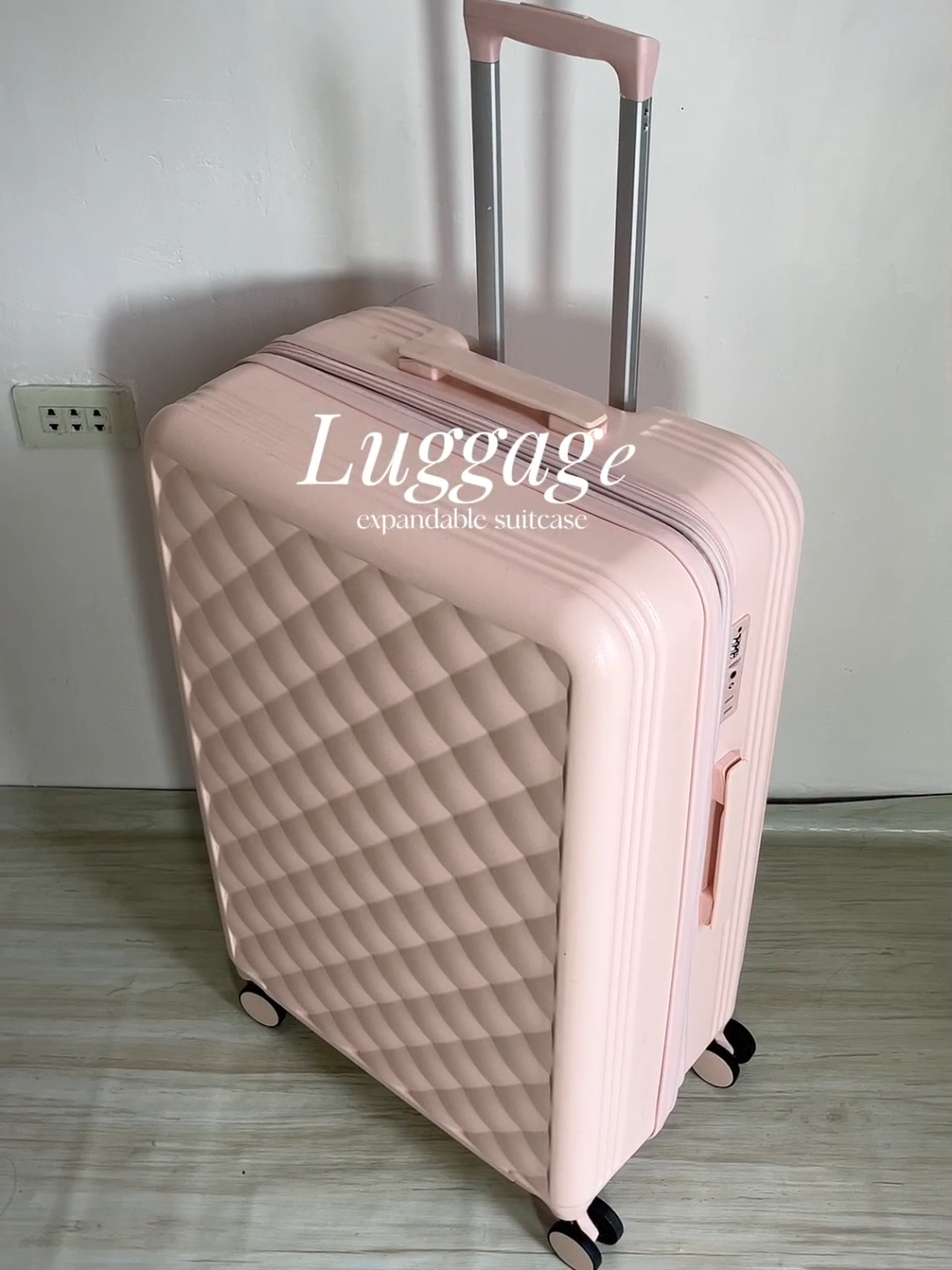 got the 29 inches color pink expandable luggage 💯🫶 #luggage #maleta  #suitcase #tpartnermaleta  #tpartner  @tpartner.ph 