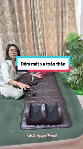 Đệm mát xa toàn thân #tiktokshop #nguyetviettel #xuhuong #maymatxa #massage 