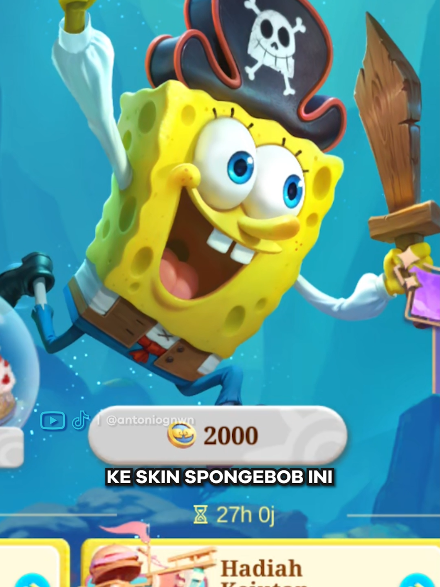 Skin Spongebob Gratis di Event MLBB x Spongebob! #mlbb #mobilelegends