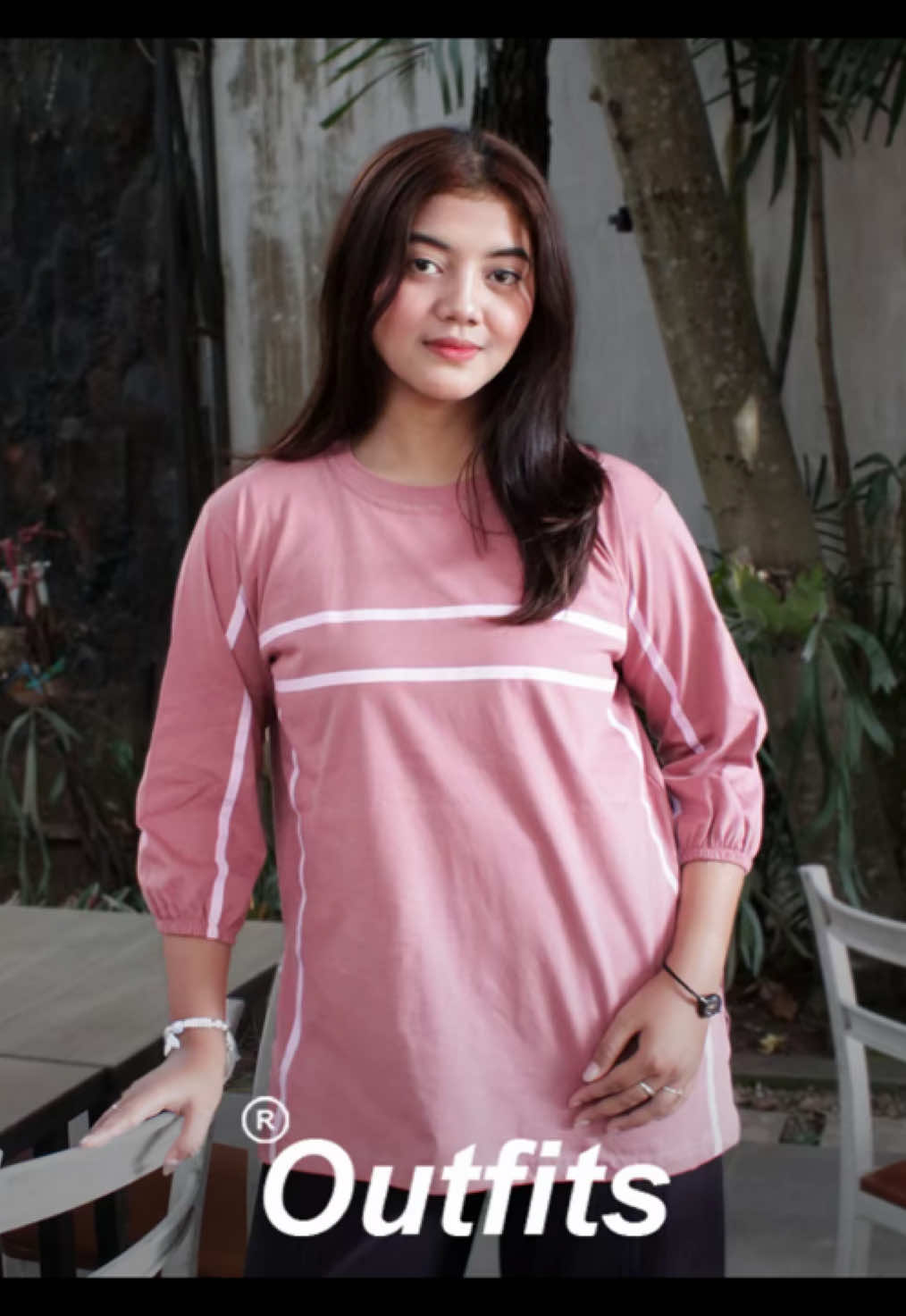 KAOS TSHIRT ATASAN WANITA HIGH SLIT BELAH SAMPING LENGAN PANJANG BLOUSE#bajukaoswanita #atasanwanita #atasanwanitakekinian #fyp 