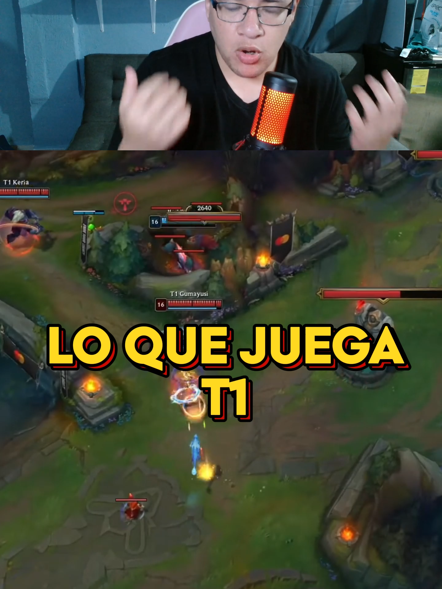 T1 remonta contra invictus gracias a faker, keria y gumayushi #t1lol #fakerlol #worlds2025
