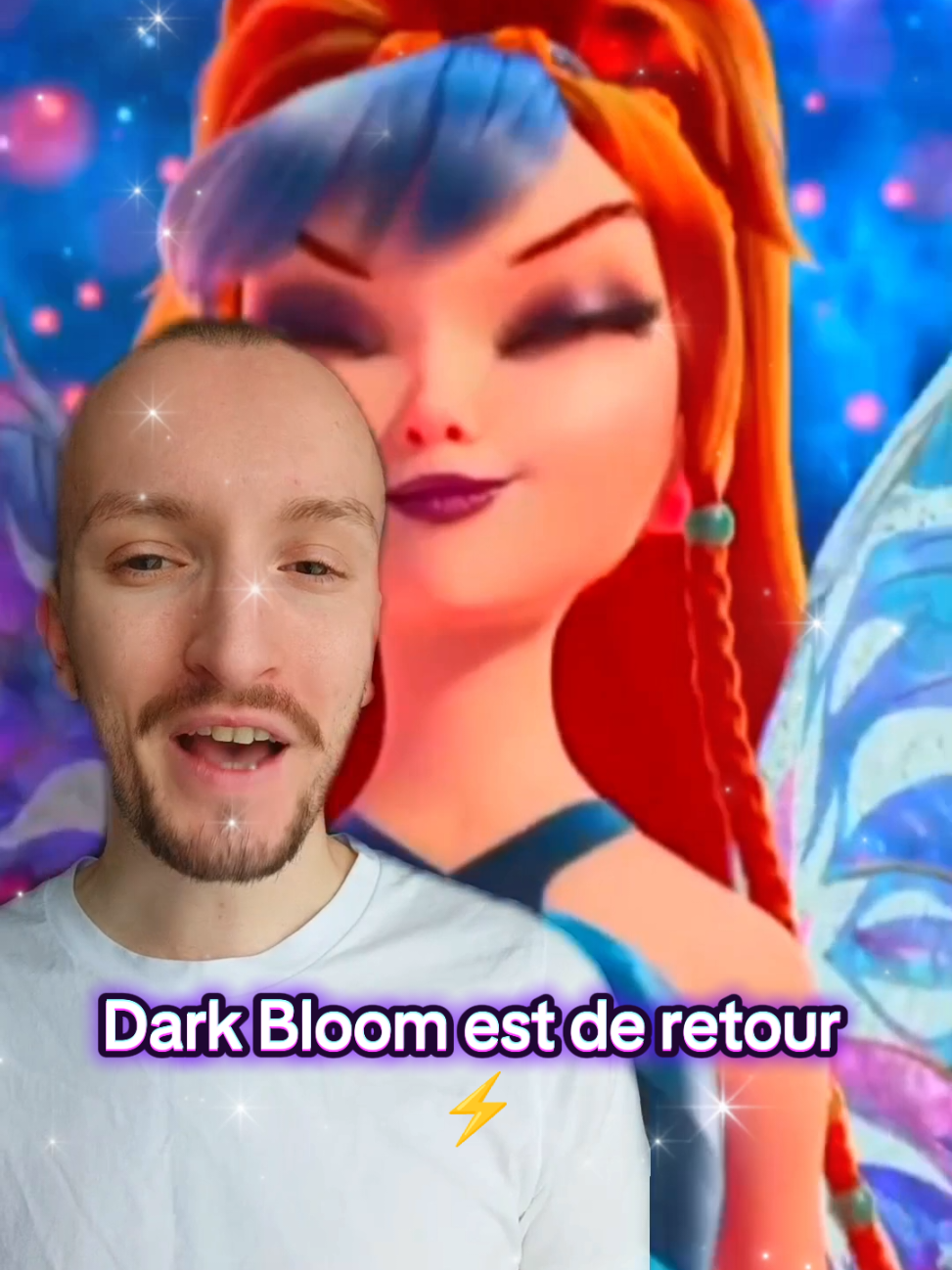 Dark Bloom fait son grand retour dans Winx Club: la magie est de retour ⚡ Je valide à fond !!!! 💜💙🖤 #winx #winxclub #winxclubthemagicisback #themagicisback #darkbloom 