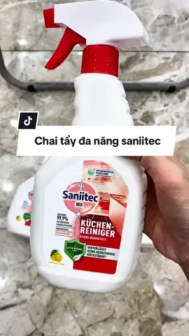 Đây là chai xịt tẩy đa năng mà em ưng nhất và thấy hiệu quả vô cùng từ trước tới giờ nha các chị #chaitaydanang #taydaumo #vesinhnhabep #saniitec #xuhuong  @Hà Rì viu ✅  @Hà Rì viu ✅  @Hà Rì viu ✅ 