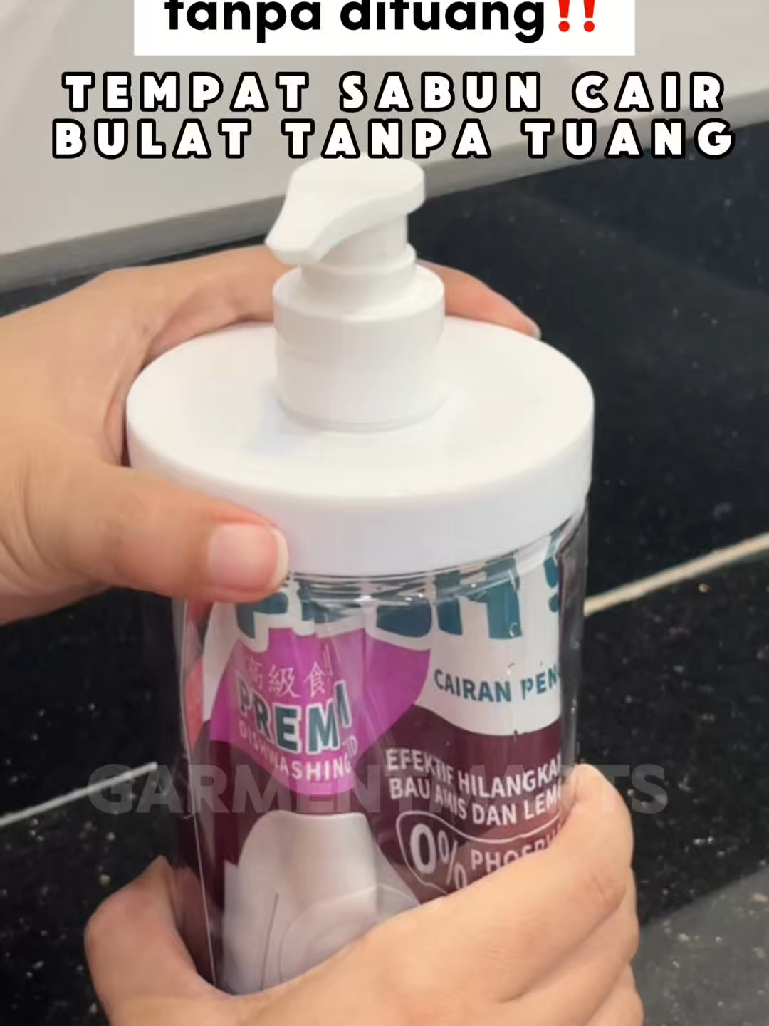 tempat sabun cair unikkk, sabunnya gak perlu dituang‼️😱 #tempatsabuncair #dispensersabun #toplessabun #wadahsabuncair #wadahsabun