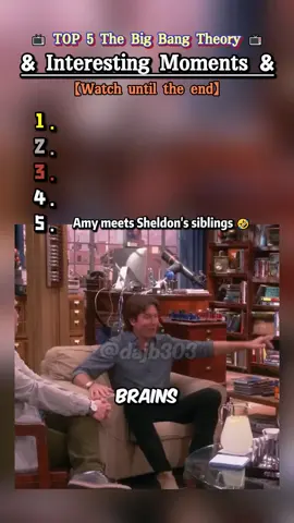 TOP 5 The Big Bang Theory Interesting Moments #thebigbangtheory#tv#savage#sitcom